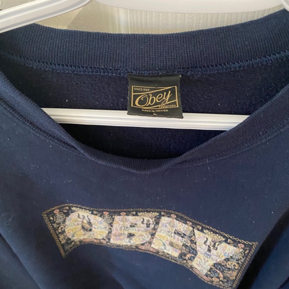 OBEY oversized graphic crewneck - Picture 2 of 2